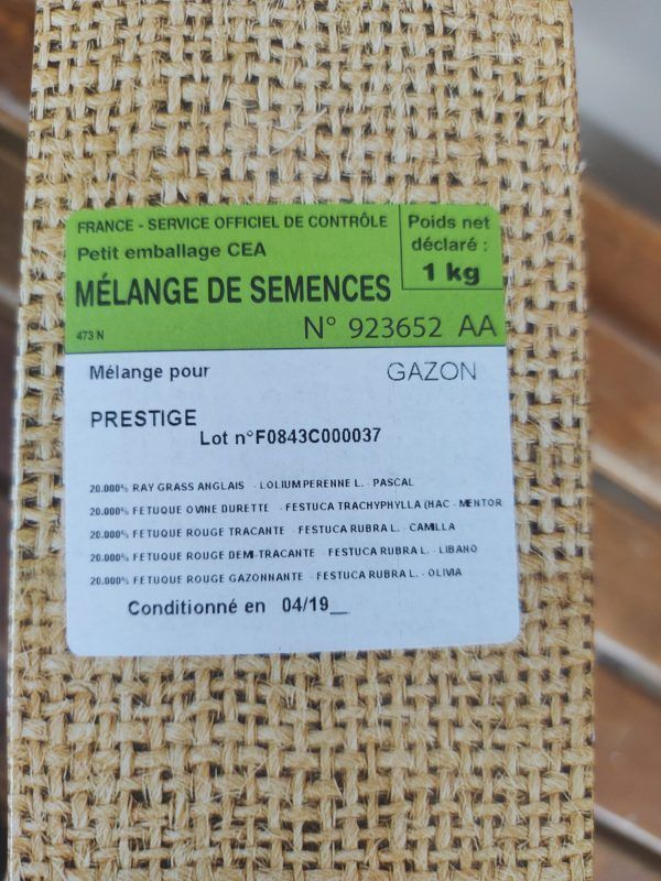 GAZON PRESTIGE - SAC DE 5 kg – Image 2