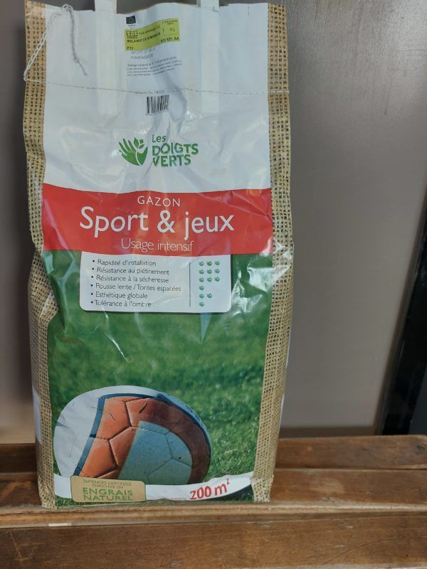 GAZON SPORT ET JEUX - SAC DE 5 kg