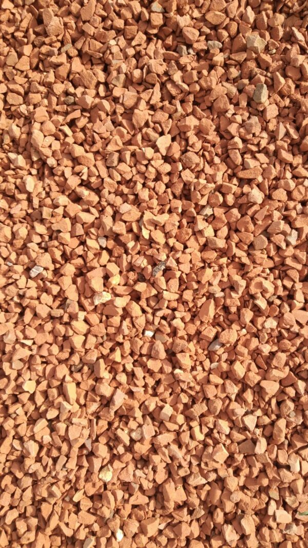 TUILES CONCASSÉES 6/14MM - PRIX A LA TONNE - CODE PRODUIT BORNE 206